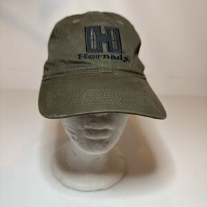Hornady Snapback Hat Green One Size Adjustable Embroidered 6 Panel Cotton
